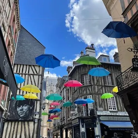 Le Logis Du Gros Horloge - Cosy Et Douillet Apartamento